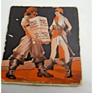Artic Ice cream Auction Bridge Score Pad Cover Revised Count Rules Pirate Print